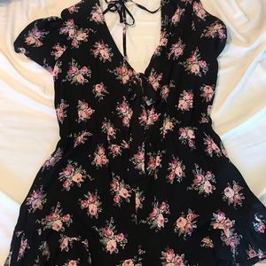 TOPSHOP Floral Romper